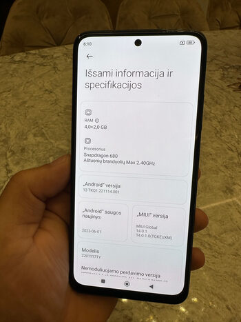 Redmi Note 11, 6/128gb for sale