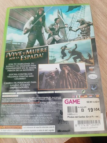 Pirates of the Caribbean: At World's End Xbox 360