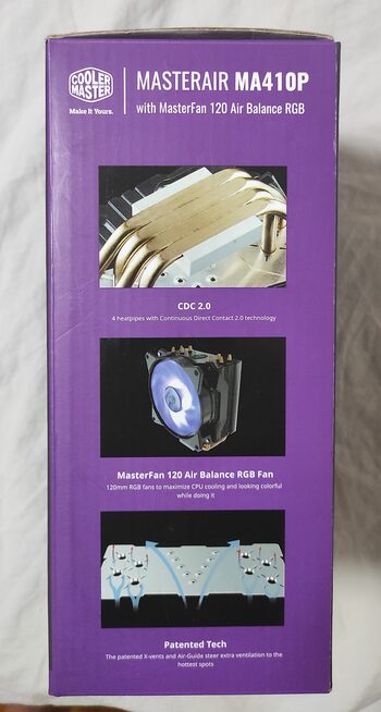 Cooler Master MasterAir MA410P 650-2000 RPM CPU Cooler