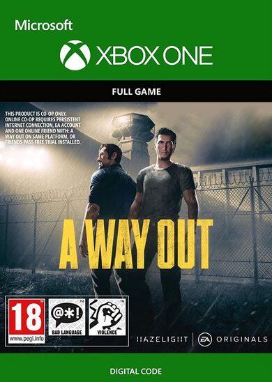 E-shop A Way Out (Xbox One) Xbox Live Key UNITED STATES