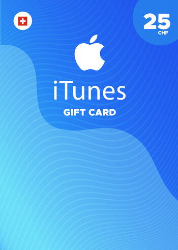 Apple iTunes Gift Card 25 CHF Clé iTunes SWITZERLAND