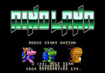 Dino Land SEGA Mega Drive