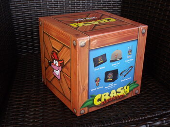 CRASH BANDICOOT LIMITED EDITION CRASH CRATE Lote Merchandising Merchandise Pack