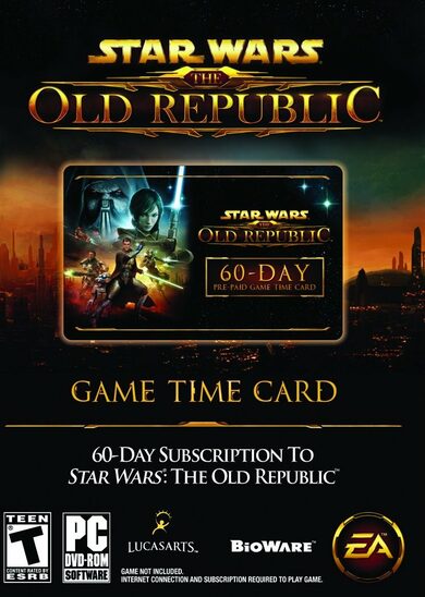 E-shop Star Wars: The Old Republic - 60 Day Pre-paid Time Card Key GLOBAL
