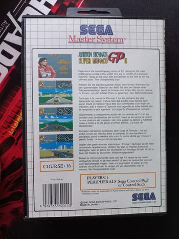 Buy Ayrton Senna's Super Monaco GP II SEGA Master System