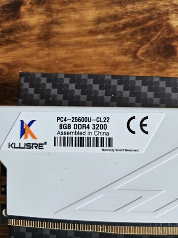 Kllsre 16GB 3200Mhz DDR4 RAM CL 22 