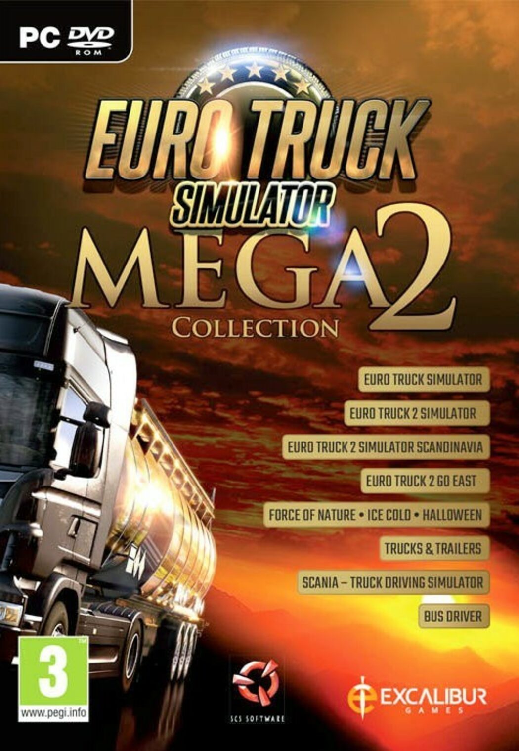 Buy Euro Truck Simulator 2 Mega Bundle Steam Key | ENEBA