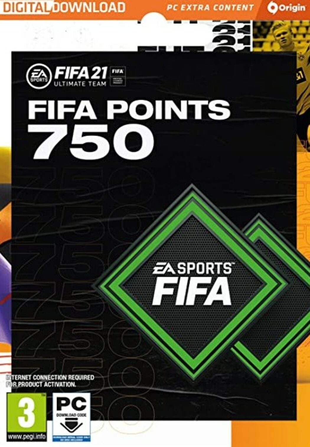 750 FIFA 21 Points (FUT Points) Origin key. Buy now! | ENEBA