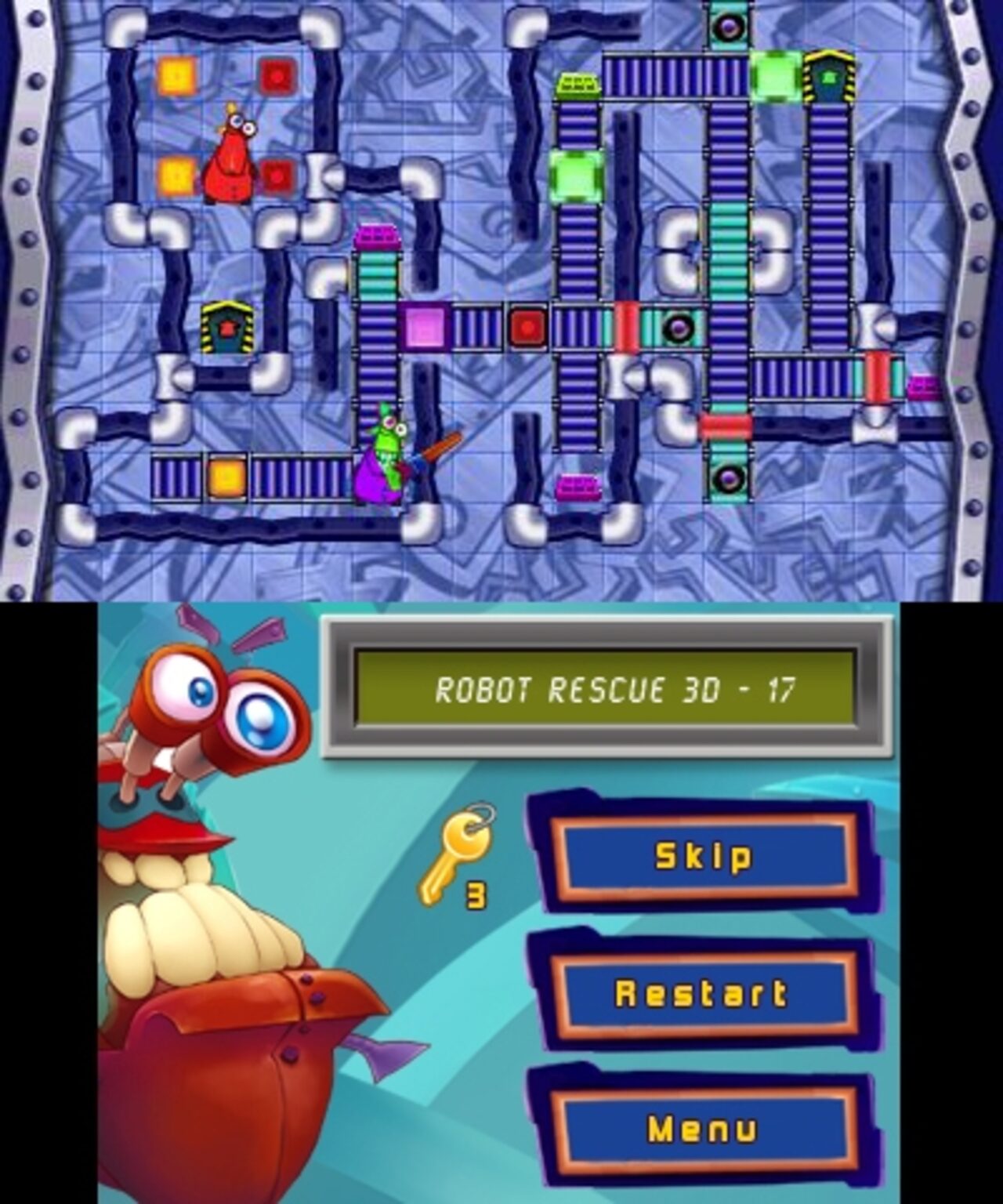 Robot Rescue 3D Nintendo 3DS