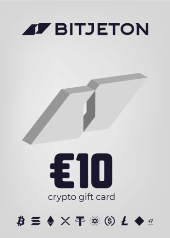 BitJeton Crypto Gift Card 10 EUR Key GLOBAL