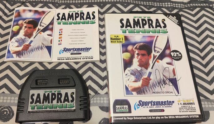 Pete Sampras Tennis SEGA Mega Drive