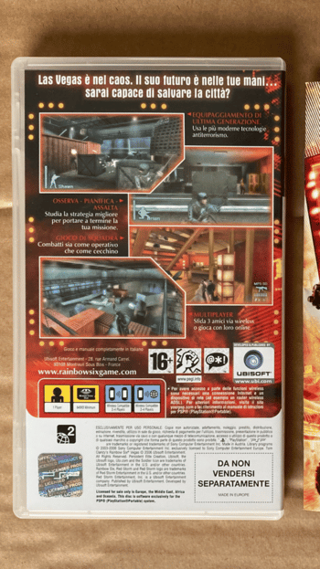 Buy Tom Clancy's Rainbow Six Vegas PSP