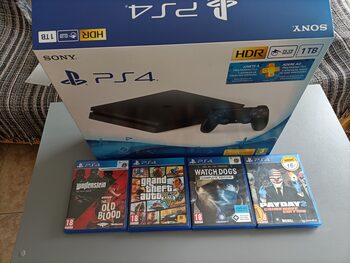 PS4 Slim 1 TB + 5 juegos