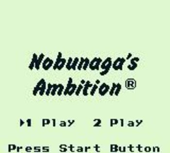 Redeem Nobunaga's Ambition (2009) Game Boy