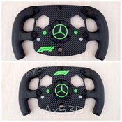 MOD F1 Formula 1 MERCEDES para Volante Logitech G920 de Xbox y PC Color verde