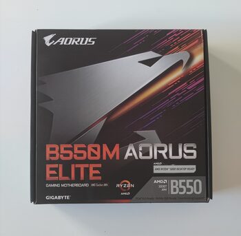 Gigabyte B550M AORUS ELITE AMD B550 Micro ATX DDR4 AM4 2 x PCI-E x16 Slots Motherboard