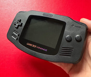 Game Boy Advance Negra Retroiluminada