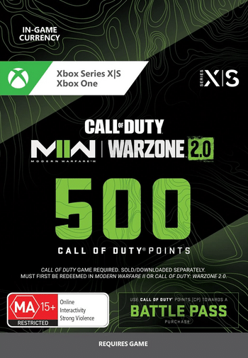 500 Modern Warfare II or Call of Duty: Warzone 2.0 Points XBOX LIVE Key GLOBAL