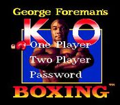 Buy George Foreman's KO Boxing SNES