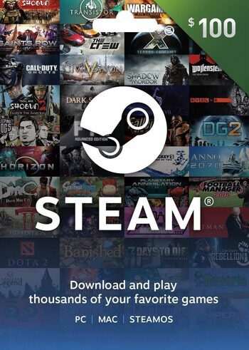 Steam Wallet Gift Card 100 AUD Steam Key AUSTRALIA