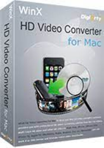 WinX HD Video Converter for Mac - 1 Year for 3 Macs Key GLOBAL