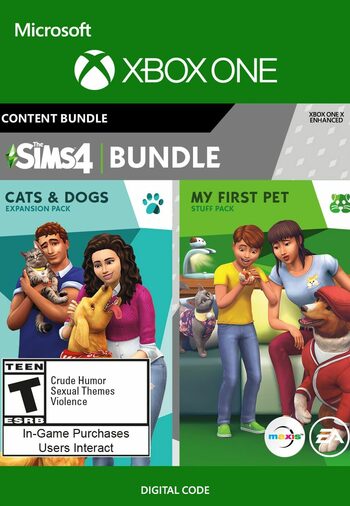 The Sims 4 Cats and Dogs Plus My First Pet Stuff Bundle (DLC) XBOX LIVE Key ARGENTINA