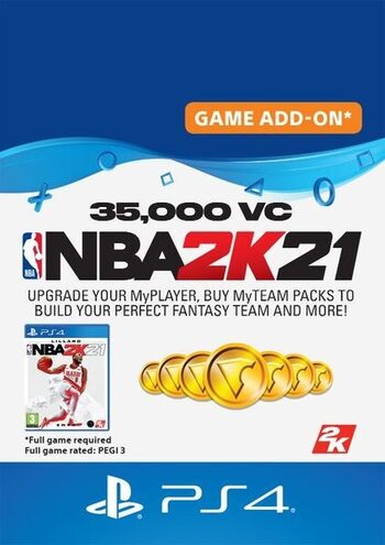 NBA 2K21: 35000 VC (PS4) Código de PSN UNITED STATES