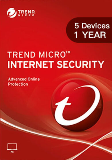 E-shop Trend Micro Internet Security 5 Devices 1 Year Key GLOBAL