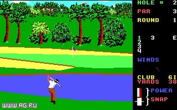 World Class Leader Board Golf SEGA Master System