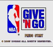 NBA Give 'n Go SNES