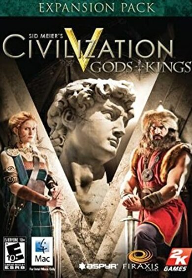 E-shop Sid Meier's Civilization V and Gods and Kings DLC (PC) Steam Key GLOBAL