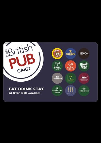 Great British Pub Gift Card 10 GBP Key UNITED KINGDOM