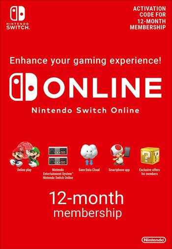 Abonnement Nintendo Switch Online 12 mois - clé EUROPE
