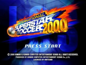 International Superstar Soccer 2000 PlayStation