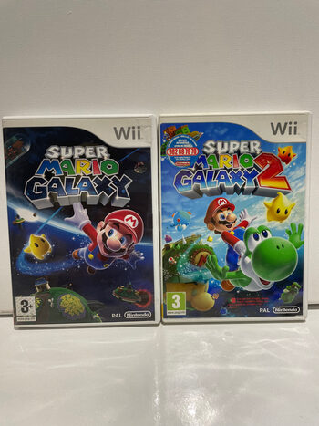 Juegos Nintendo Wii Super Mario Galaxy 1 y 2 