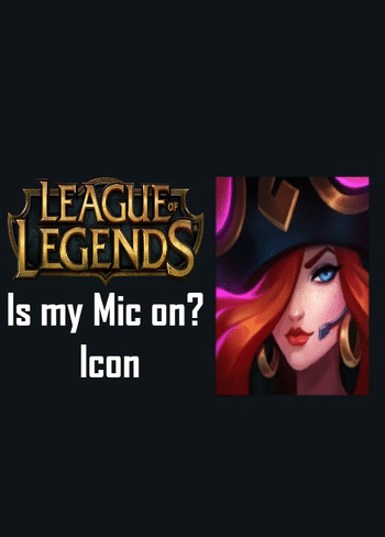 League Of Legends "Is my Mic on?" Icon (DLC) - Riot Key GLOBAL