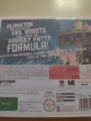 SpongeBob SquarePants: Plankton's Robotic Revenge (Bob Esponja: La Venganza De Plankton) Nintendo 3DS for sale