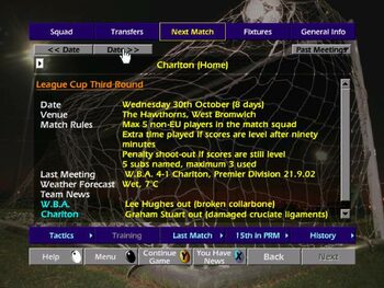 Championship Manager: Season 02/03 Xbox