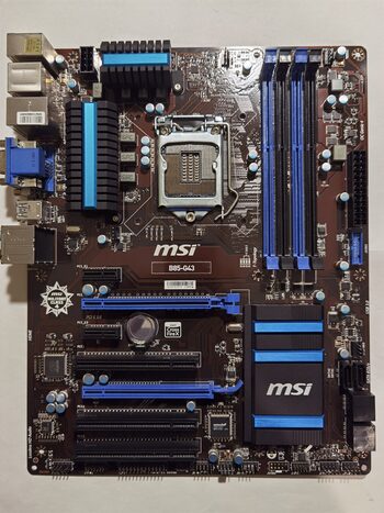 MSI B85-G43 Intel B85 ATX DDR3 LGA1150 2 x PCI-E x16 Slots Motherboard