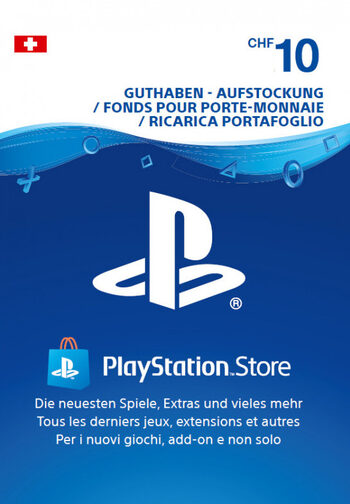 Playstation Network Card 10 CHF (CH) PSN Key SWITZERLAND