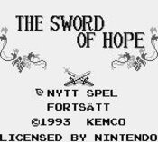 The Sword of Hope Game Boy
