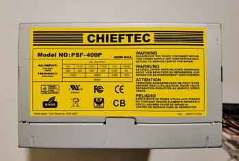 Chieftec PSF 400P- PSU ATX 400 W 