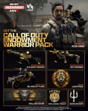 Call of Duty Endowment (C.O.D.E.) - Warrior Pack (DLC) Official Website Key UNITED STATES