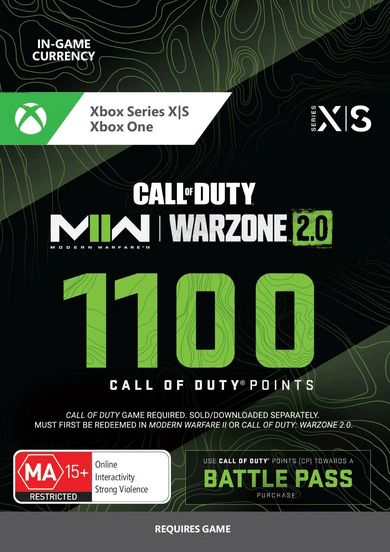 E-shop 1,100 Modern Warfare II or Call of Duty: Warzone 2.0 Points XBOX LIVE Key GLOBAL