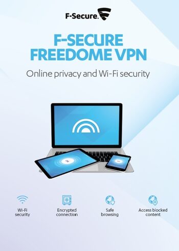 F-Secure Freedome VPN 1 Device 1 Year Key GLOBAL