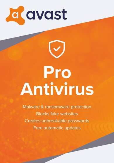 E-shop Avast Pro Antivirus 1 Device 1 Year Avast Key GLOBAL