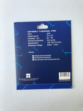 Thermalright Extreme Odyssey Thermal Pad 120x120x2.0mm termopadai