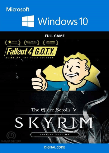 The Elder Scrolls V: Skyrim Anniversary Edition and Fallout 4 G.O.T.Y Bundle - Windows 10 Store Key ARGENTINA