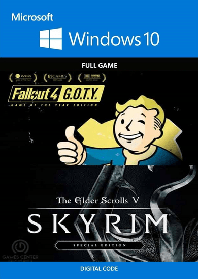 E-shop The Elder Scrolls V: Skyrim Anniversary Edition and Fallout 4 G.O.T.Y Bundle - Windows 10 Store Key ARGENTINA