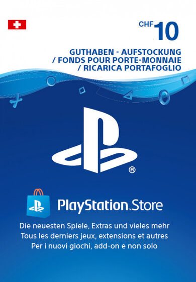 E-shop Playstation Network Card 10 CHF (CH) PSN Key SWITZERLAND
